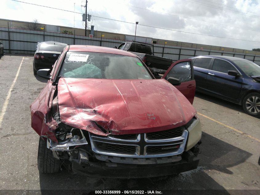 2013 DODGE AVENGER SE 1C3CDZAB6DN642631