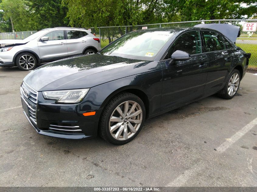 2017 AUDI A4 PREMIUM WAUANAF41HA077436