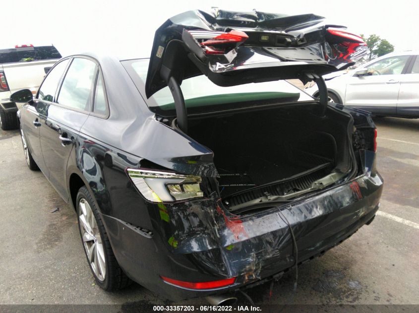 2017 AUDI A4 PREMIUM WAUANAF41HA077436