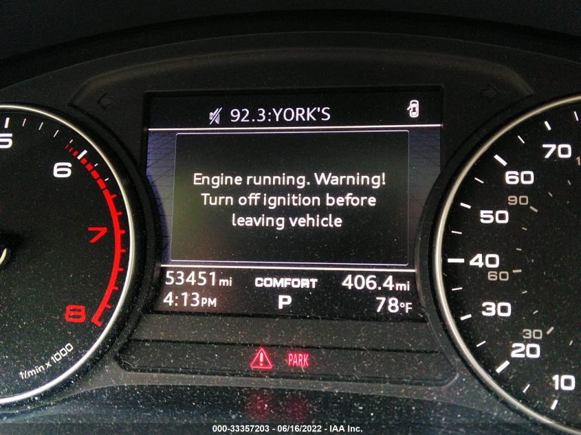 2017 AUDI A4 PREMIUM WAUANAF41HA077436