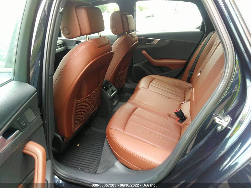 2017 AUDI A4 PREMIUM WAUANAF41HA077436