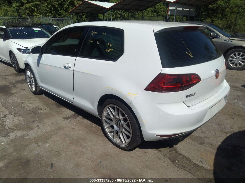 2015 VOLKSWAGEN GOLF LAUNCH EDITION 3VW817AU6FM023473