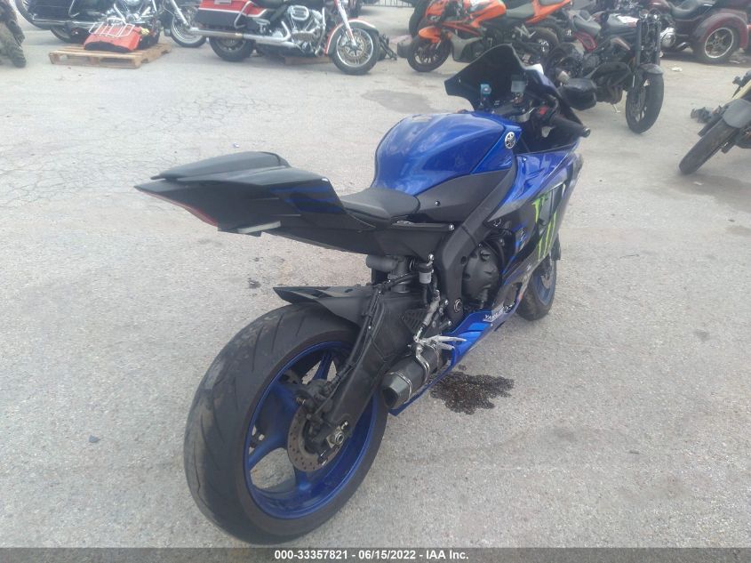 2020 YAMAHA YZFR6 JYARJ28E9LA006731