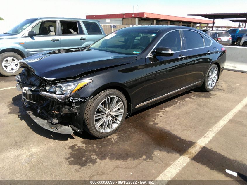 2018 GENESIS G80 3.8L KMHGN4JE2JU251108