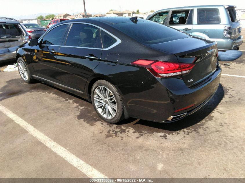 2018 GENESIS G80 3.8L KMHGN4JE2JU251108