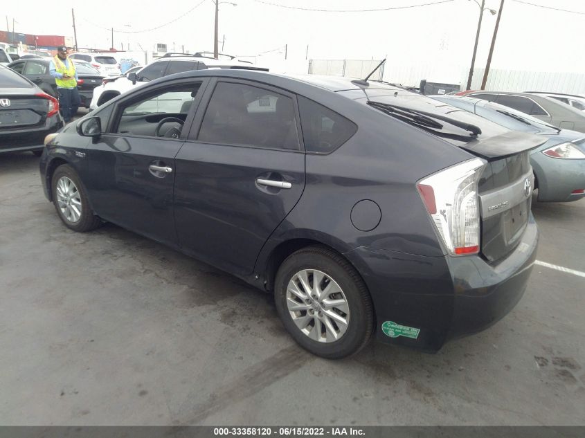 2013 TOYOTA PRIUS PLUG-IN JTDKN3DP7D3043354