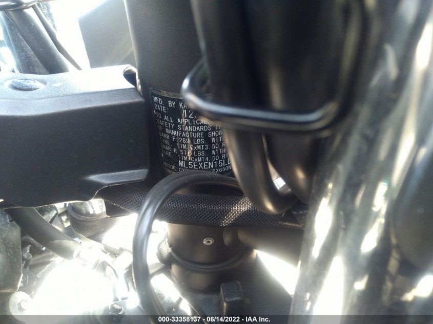 2020 KAWASAKI EX650 N ML5EXEN15LDA06807