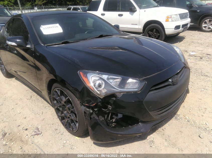 2013 HYUNDAI GENESIS COUPE 3.8 TRACK KMHHU6KJ4DU107062
