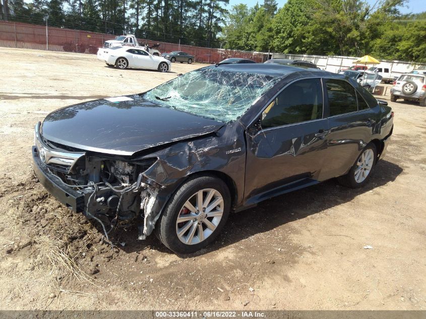 2013 TOYOTA CAMRY HYBRID XLE 4T1BD1FK8DU072845