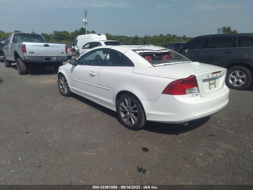 2013 VOLVO C70 T5 YV1672MC2DJ137926