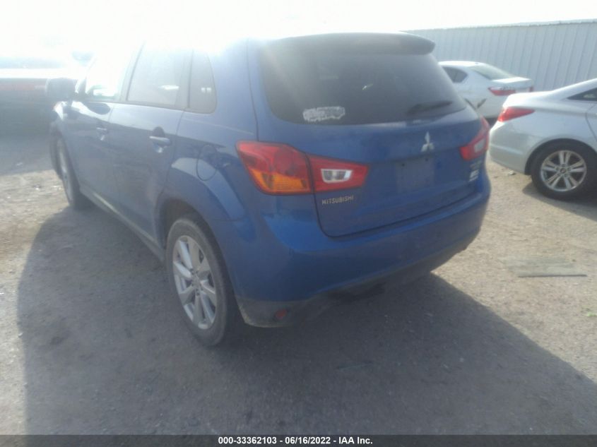 2015 MITSUBISHI OUTLANDER SPORT ES 4A4AP3AU9FE017192