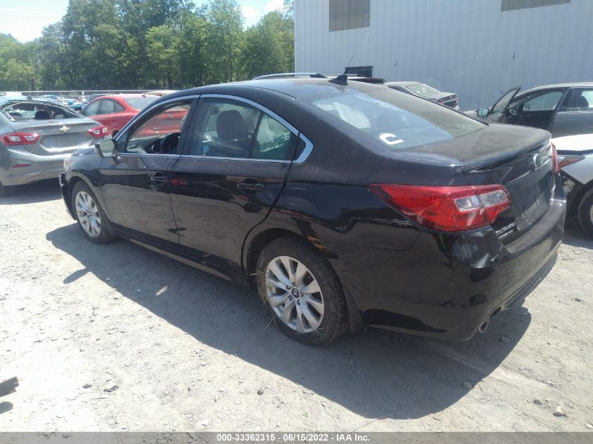 2016 SUBARU LEGACY 2.5I PREMIUM 4S3BNAF65G3049862