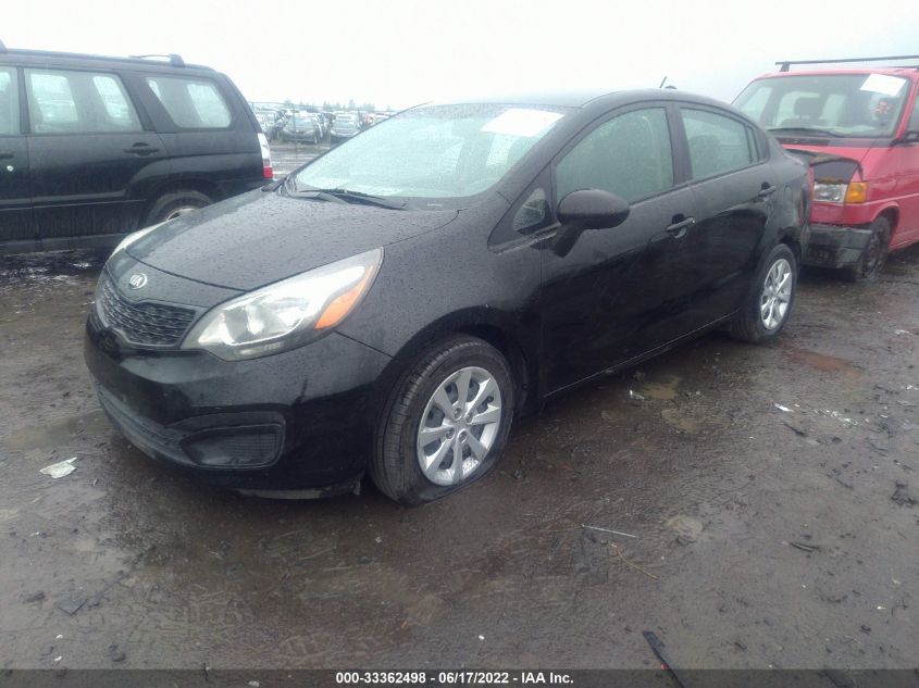 2015 KIA RIO LX KNADM4A38F6437009