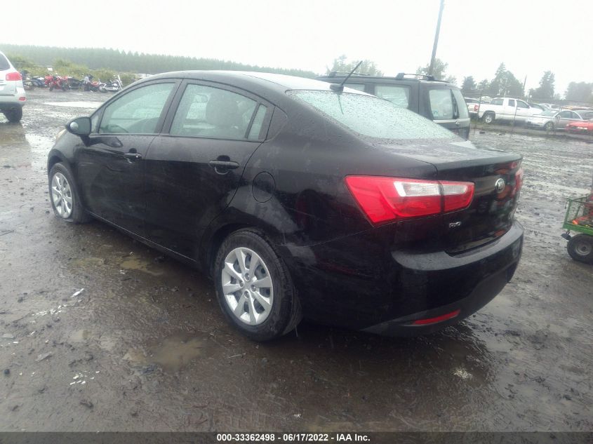 2015 KIA RIO LX KNADM4A38F6437009