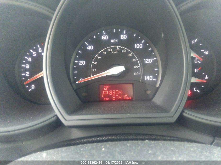 2015 KIA RIO LX KNADM4A38F6437009