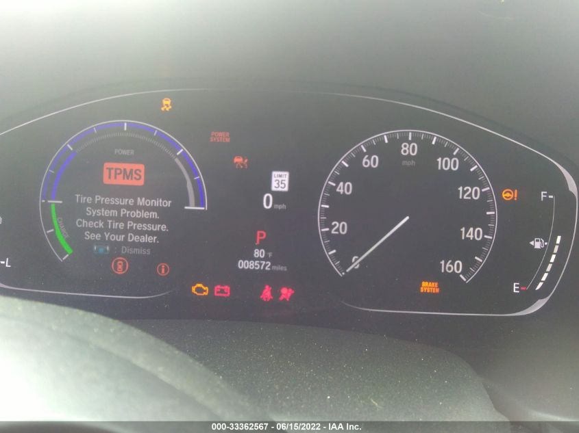 2021 HONDA ACCORD HYBRID EX-L 1HGCV3F58MA010330