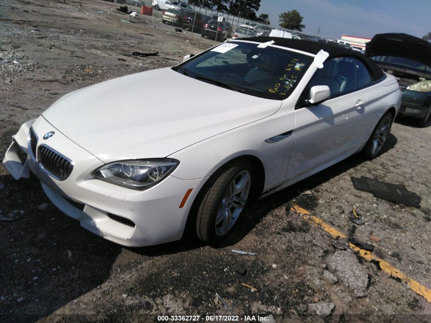 2013 BMW 6 SERIES 640I WBALW7C58DDX58675