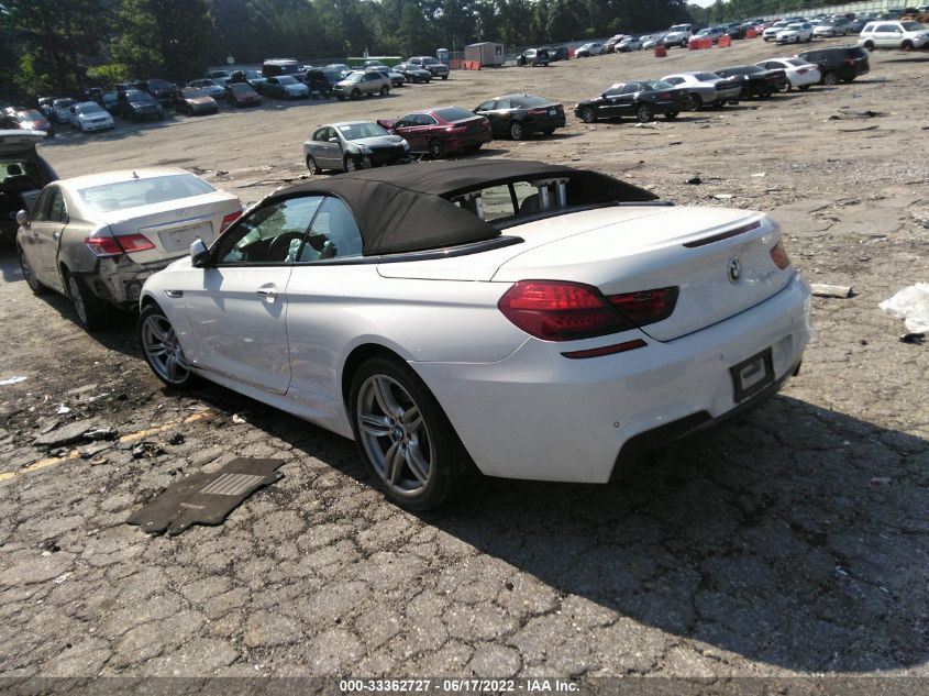 2013 BMW 6 SERIES 640I WBALW7C58DDX58675