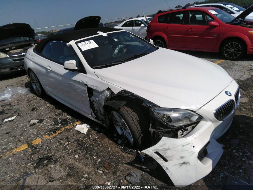 2013 BMW 6 SERIES 640I WBALW7C58DDX58675