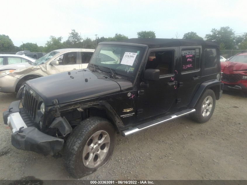 2015 JEEP WRANGLER UNLIMITED SAHARA 1C4HJWEG0FL691711
