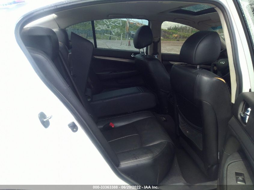 2013 INFINITI G37 SEDAN JOURNEY JN1CV6AP4DM725115