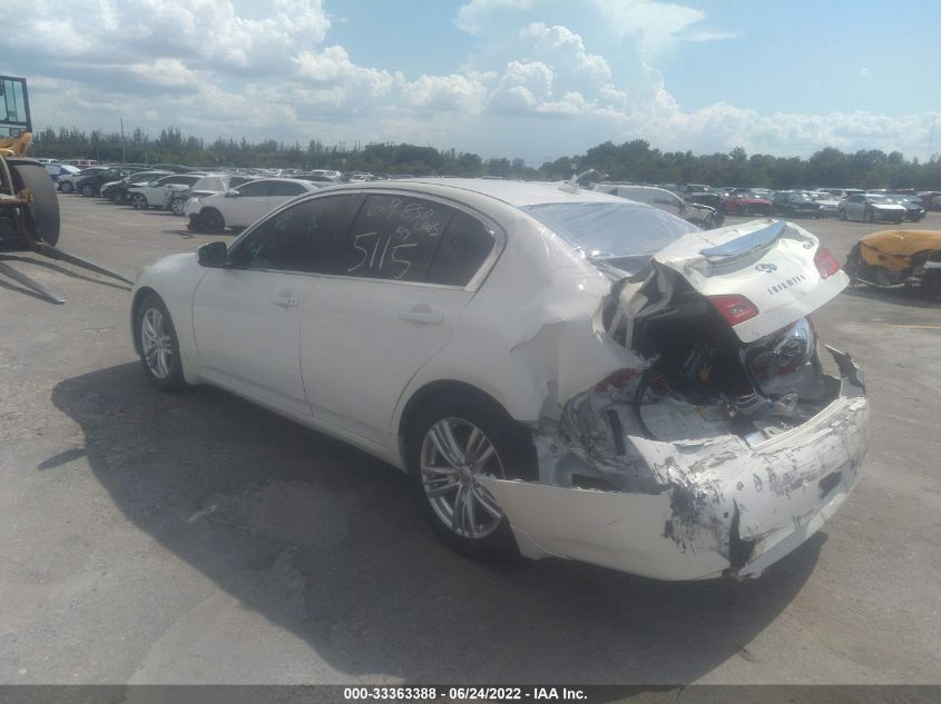 2013 INFINITI G37 SEDAN JOURNEY JN1CV6AP4DM725115