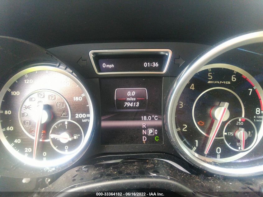 2013 MERCEDES-BENZ M-CLASS 63 AMG 4JGDA7EB9DA261396