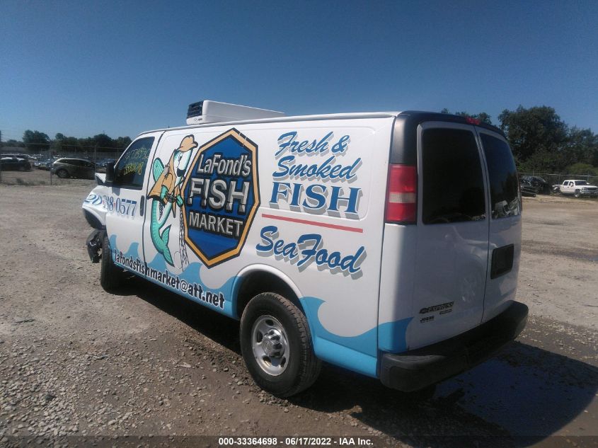 2014 CHEVROLET EXPRESS CARGO VAN 1GCWGFFA7E1103085