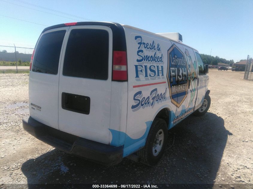 2014 CHEVROLET EXPRESS CARGO VAN 1GCWGFFA7E1103085