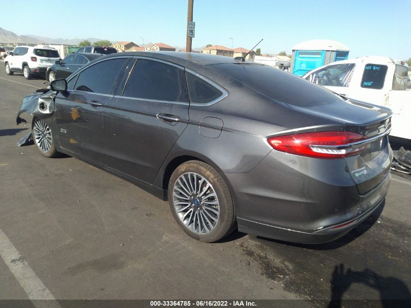 2017 FORD FUSION ENERGI SE PHEV 3FA6P0PU6HR330063