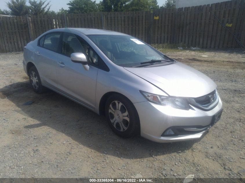 2013 HONDA CIVIC HYBRID 19XFB4F28DE203168