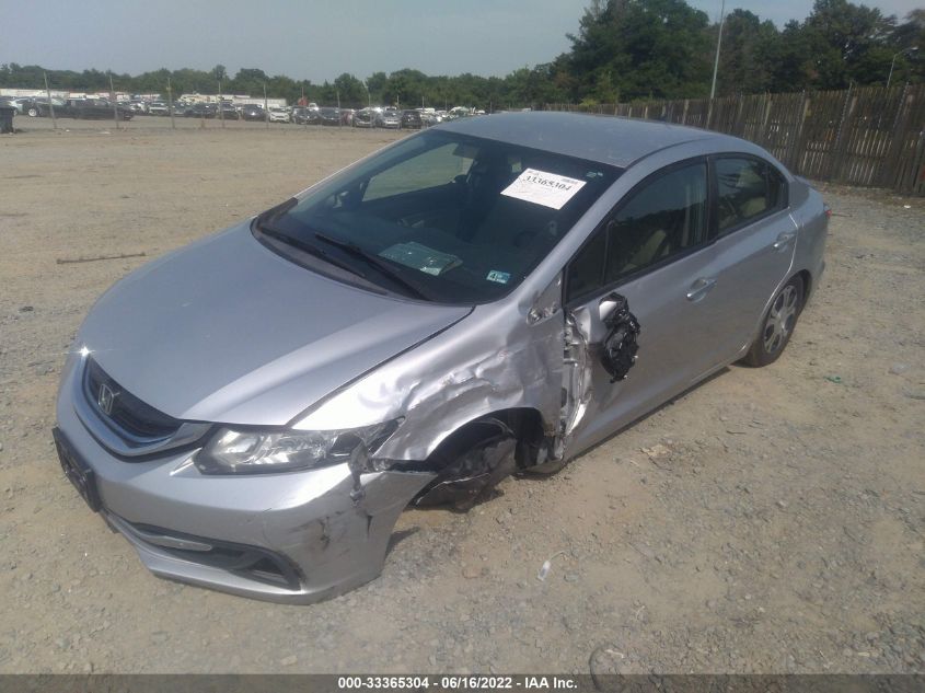 2013 HONDA CIVIC HYBRID 19XFB4F28DE203168