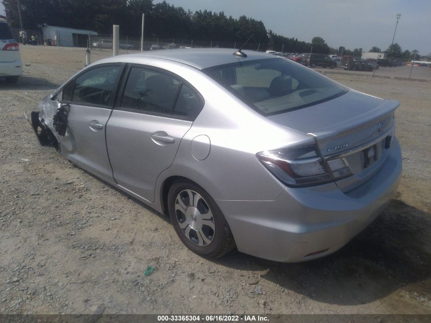 2013 HONDA CIVIC HYBRID 19XFB4F28DE203168