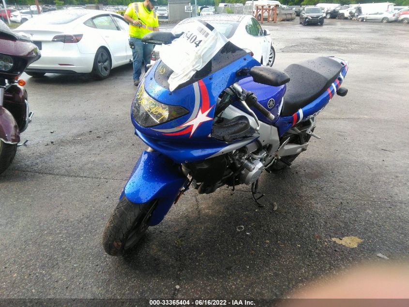 2007 YAMAHA YZF600 R JYARJ10E37A002542
