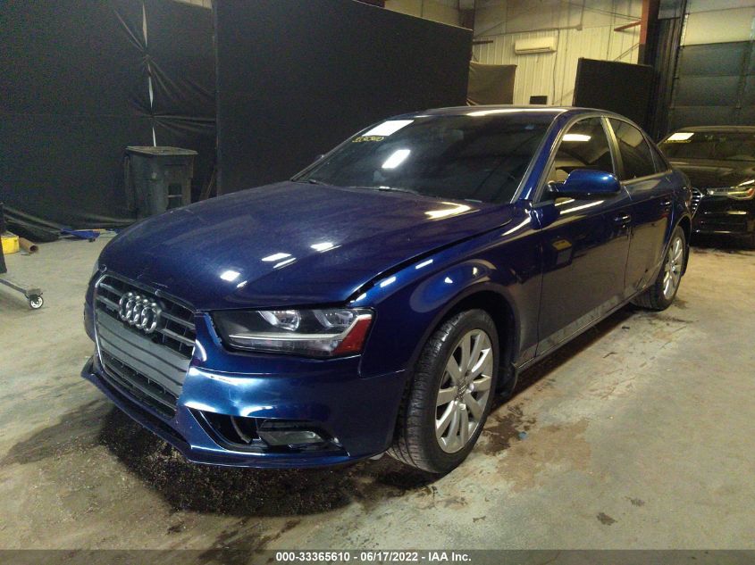 2014 AUDI A4 PREMIUM WAUBFBFL7EA064927