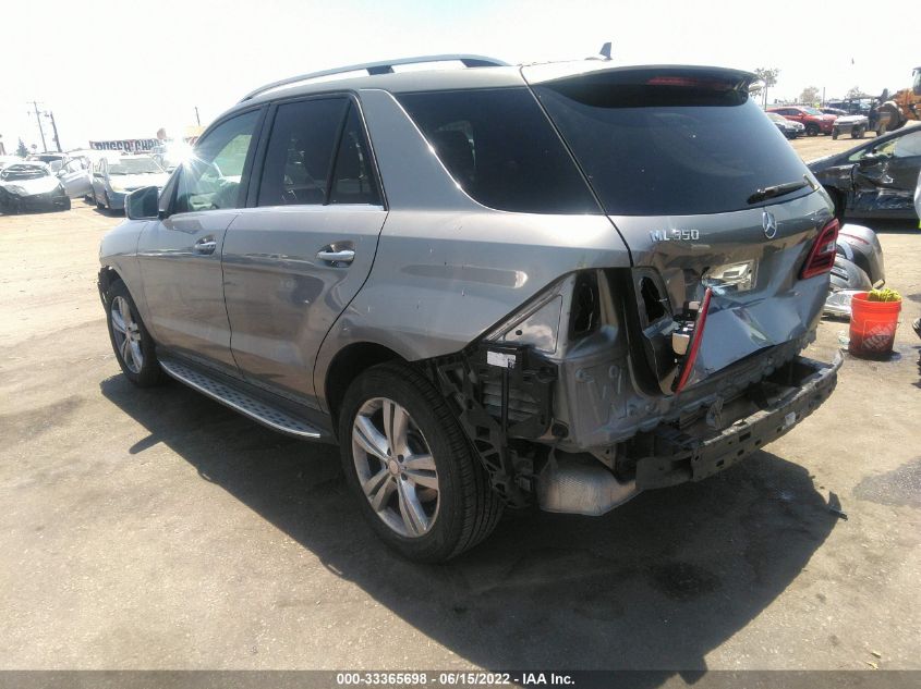 2013 MERCEDES-BENZ M-CLASS ML 350 4JGDA5JB0DA130495