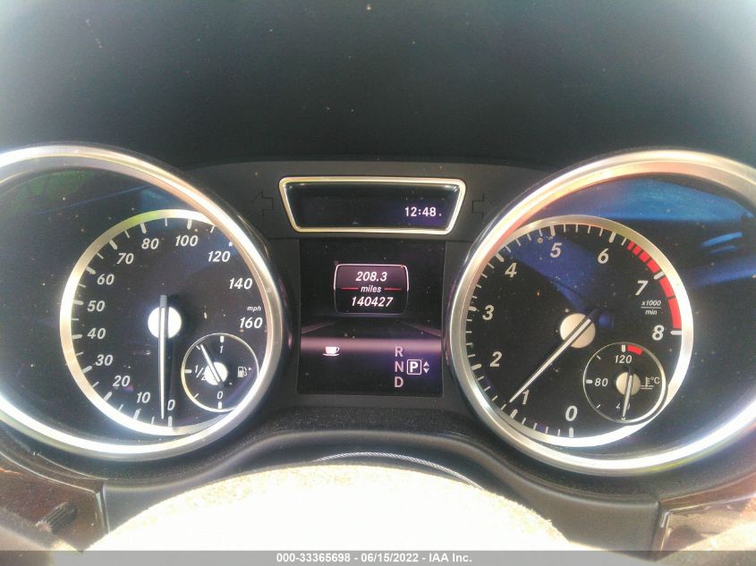 2013 MERCEDES-BENZ M-CLASS ML 350 4JGDA5JB0DA130495