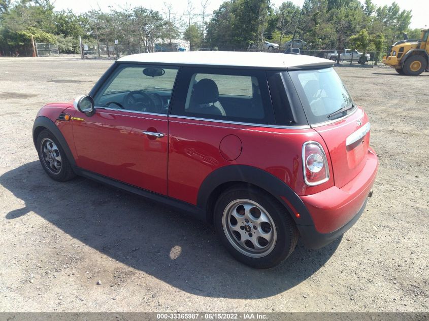 2013 MINI COOPER HARDTOP WMWSU3C54DT373548