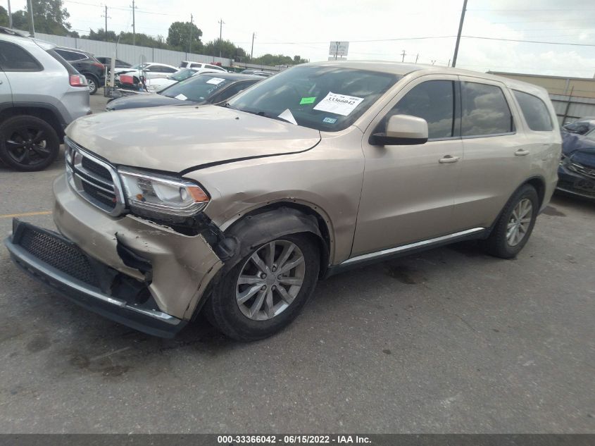 2014 DODGE DURANGO SXT 1C4RDHAG3EC405166