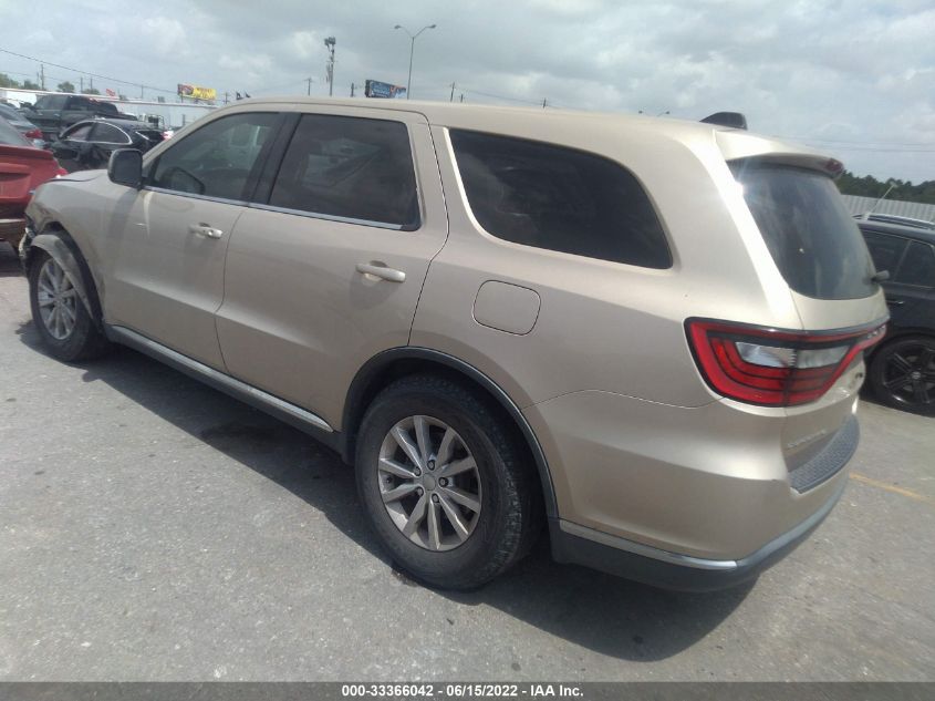 2014 DODGE DURANGO SXT 1C4RDHAG3EC405166