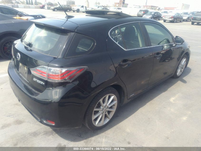2013 LEXUS CT 200H 200 JTHKD5BH9D2132776