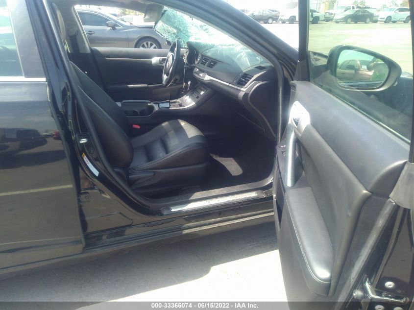 2013 LEXUS CT 200H 200 JTHKD5BH9D2132776