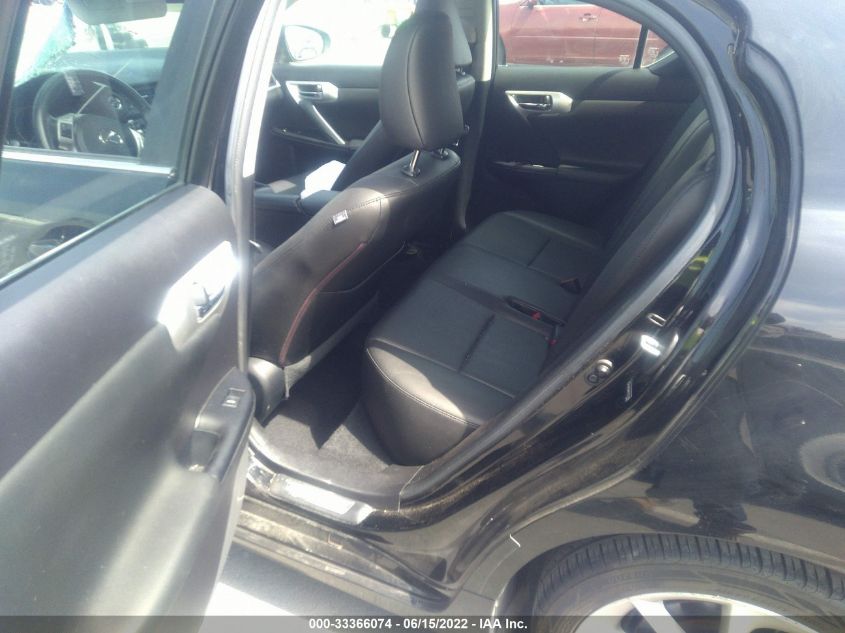2013 LEXUS CT 200H 200 JTHKD5BH9D2132776