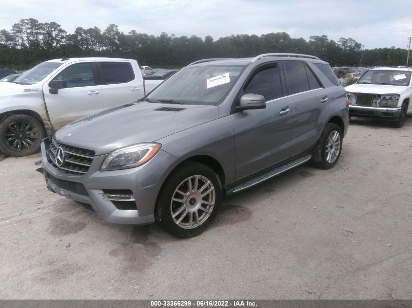 2014 MERCEDES-BENZ M-CLASS ML 350 4JGDA5JB3EA326786