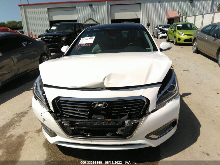 2017 HYUNDAI SONATA HYBRID LIMITED KMHE34L35HA074624