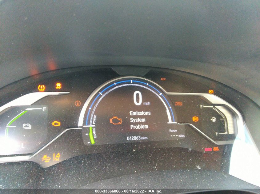 2019 HONDA CLARITY PLUG-IN HYBRID JHMZC5F34KC001181