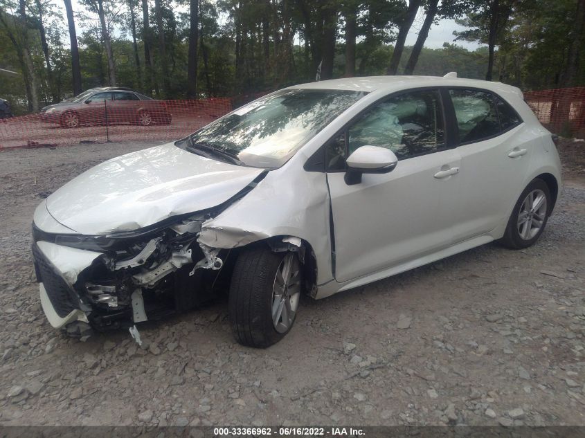 2019 TOYOTA COROLLA HATCHBACK SE/XSE JTNK4RBE5K3072013