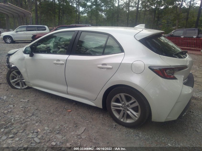 2019 TOYOTA COROLLA HATCHBACK SE/XSE JTNK4RBE5K3072013