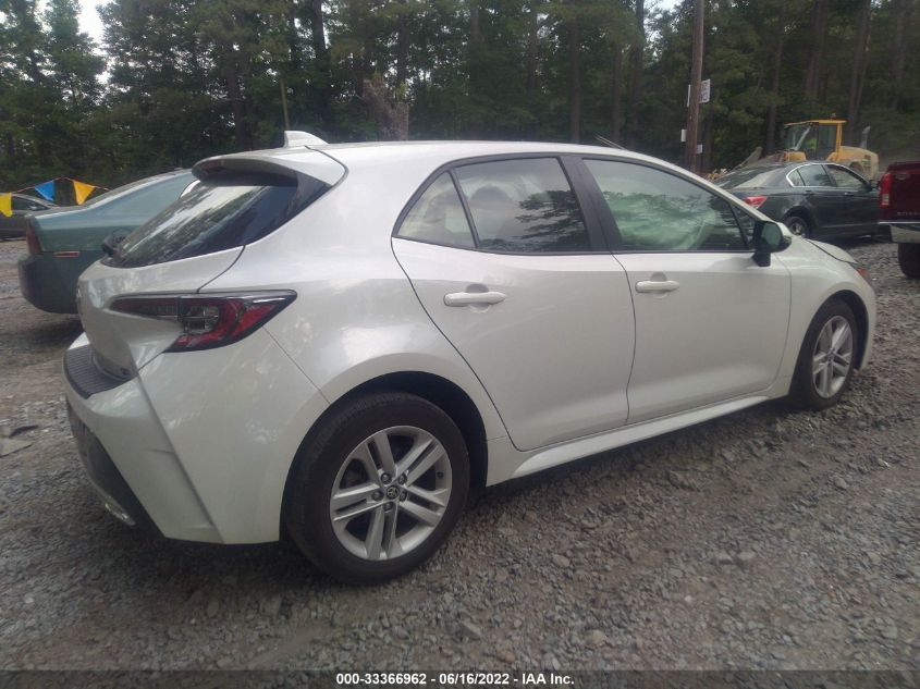 2019 TOYOTA COROLLA HATCHBACK SE/XSE JTNK4RBE5K3072013