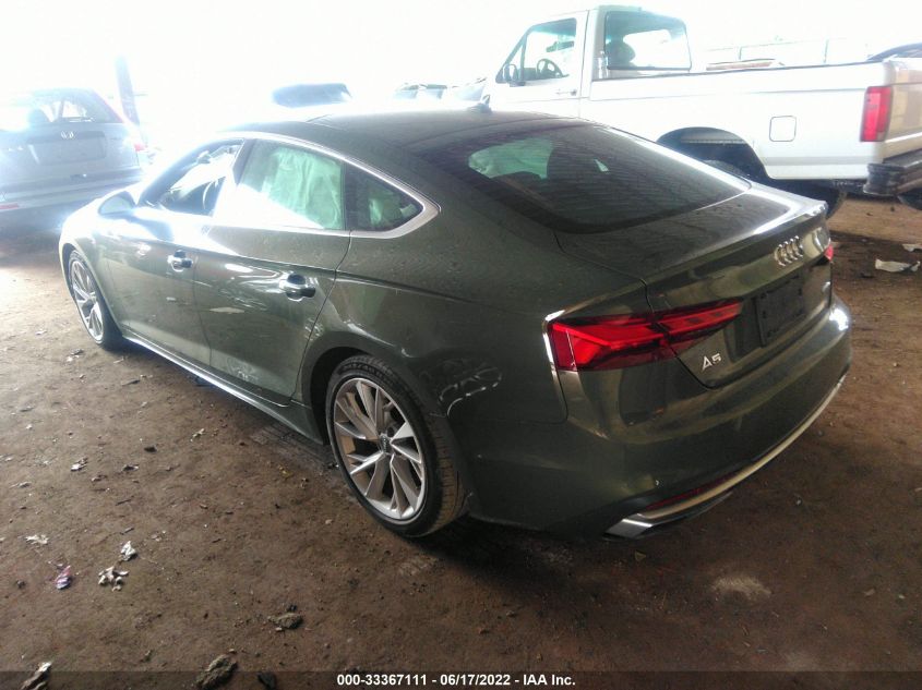 2020 AUDI A5 SPORTBACK PREMIUM WAUANCF51LA009246